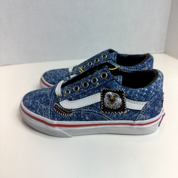 Vans Unisex Youth Old Skool Shoe Cobra Kai Multi/True White Size 11.5 UY NEW - Picture 7 of 10